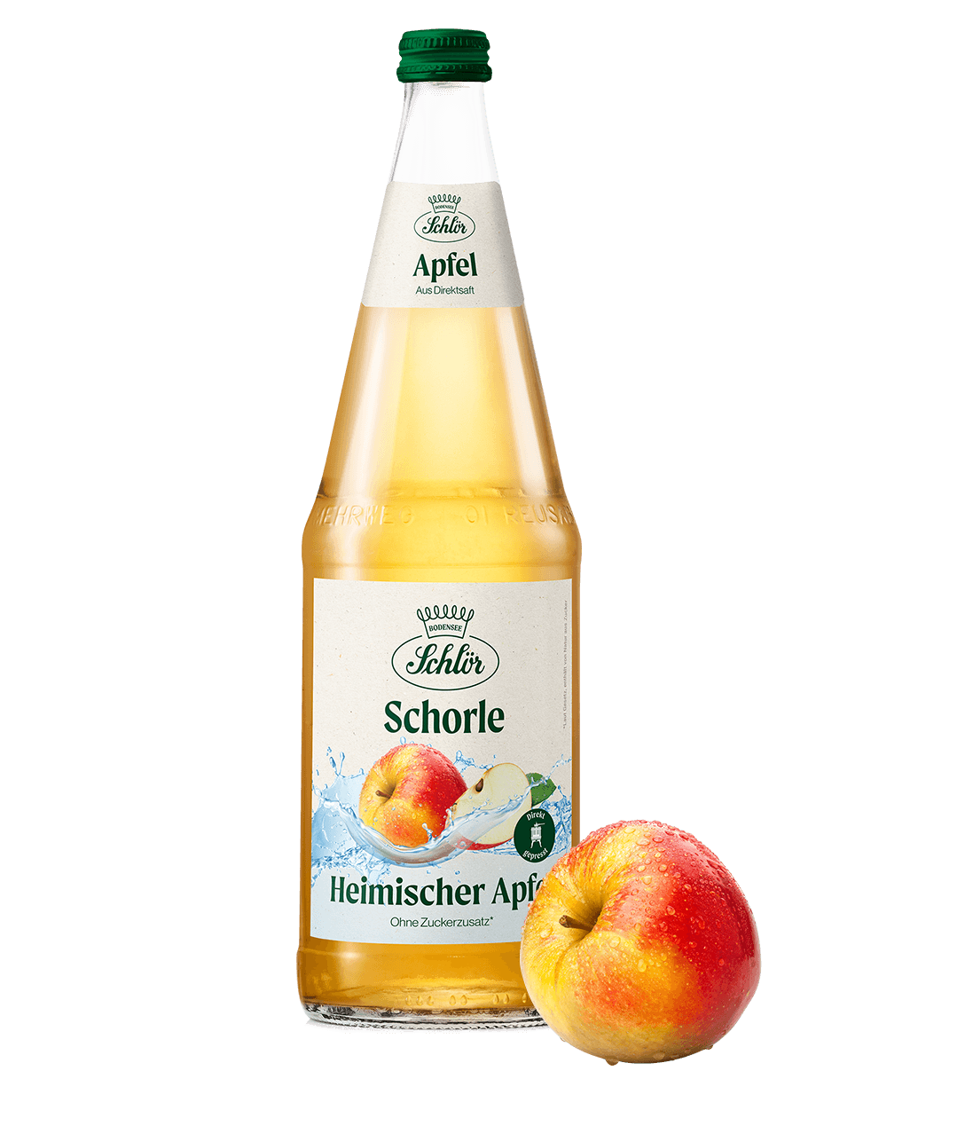 Heimischer Apfel – Schorle klar - Schlör